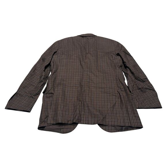 12-38 ERMENEGILDO ZEGNA Men's Sport Coat 100% Wool Brown Size IT48/US38 - Picture 2 of 10